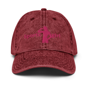 vintage cap Sport girl - Maroon